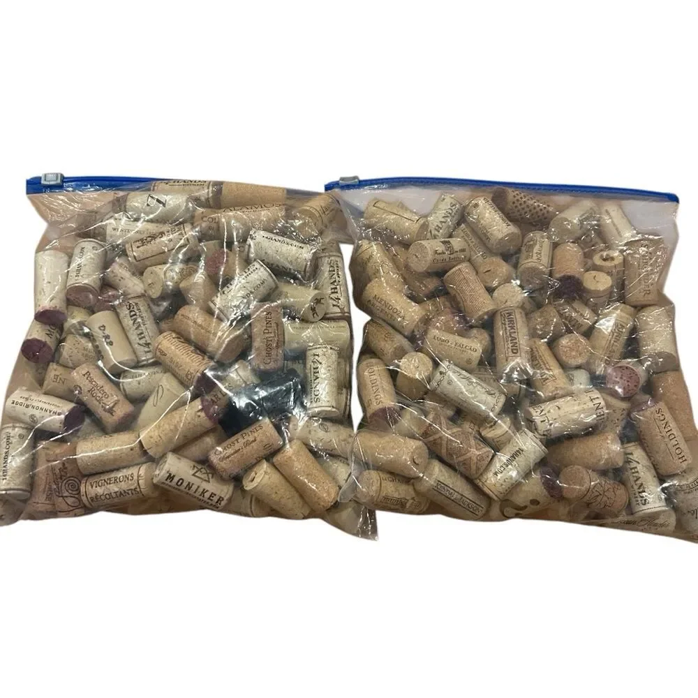 2 Bags Wine Corks 9x9x2